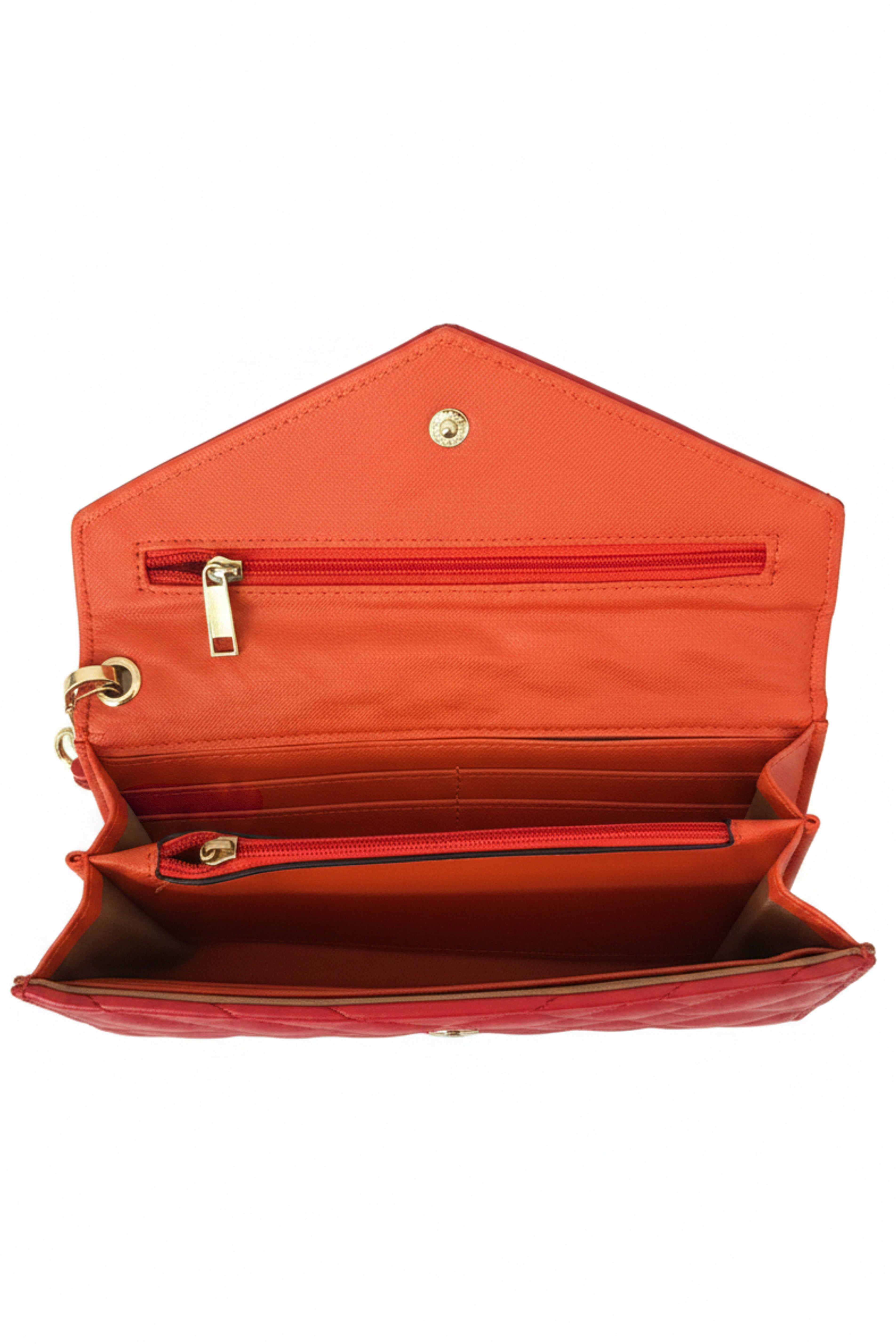 Ruby Quilted Envelope Wristlet